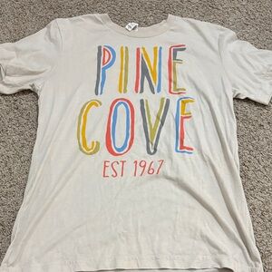 Bella Canvas Cream Tee with Colorful Print